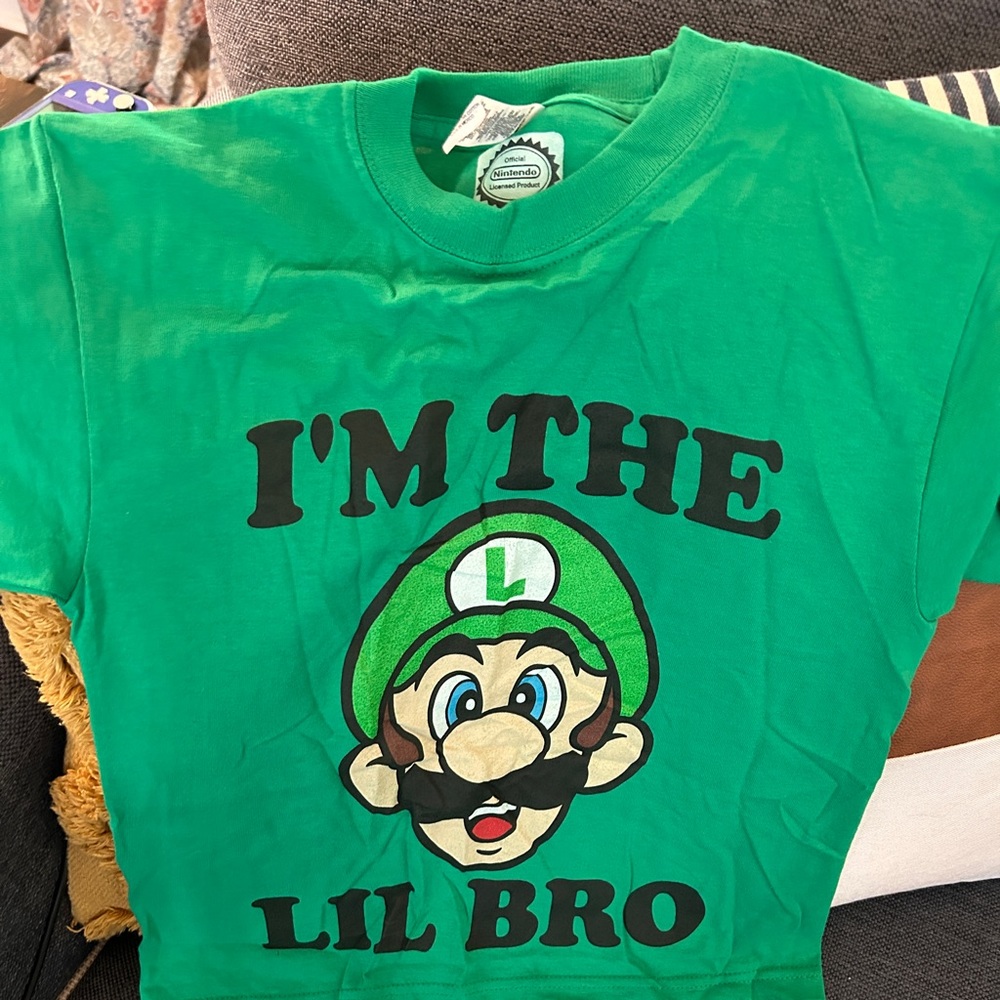Official Nintendo T-Shirt Luigi “Lil Bro”